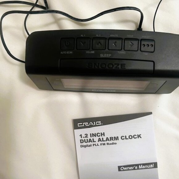 Craig 1.2 in Dual Alarm Clock Digital PLL FM Radio LED Display - Picture 6 of 8